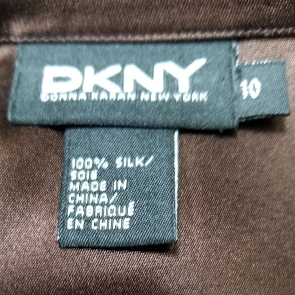 DKNY Silk Skirt size 10 - Picture 2 of 2